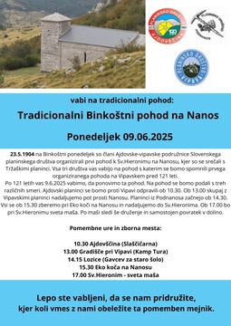 Binkoštni pohod na Nanos - plakat (1)